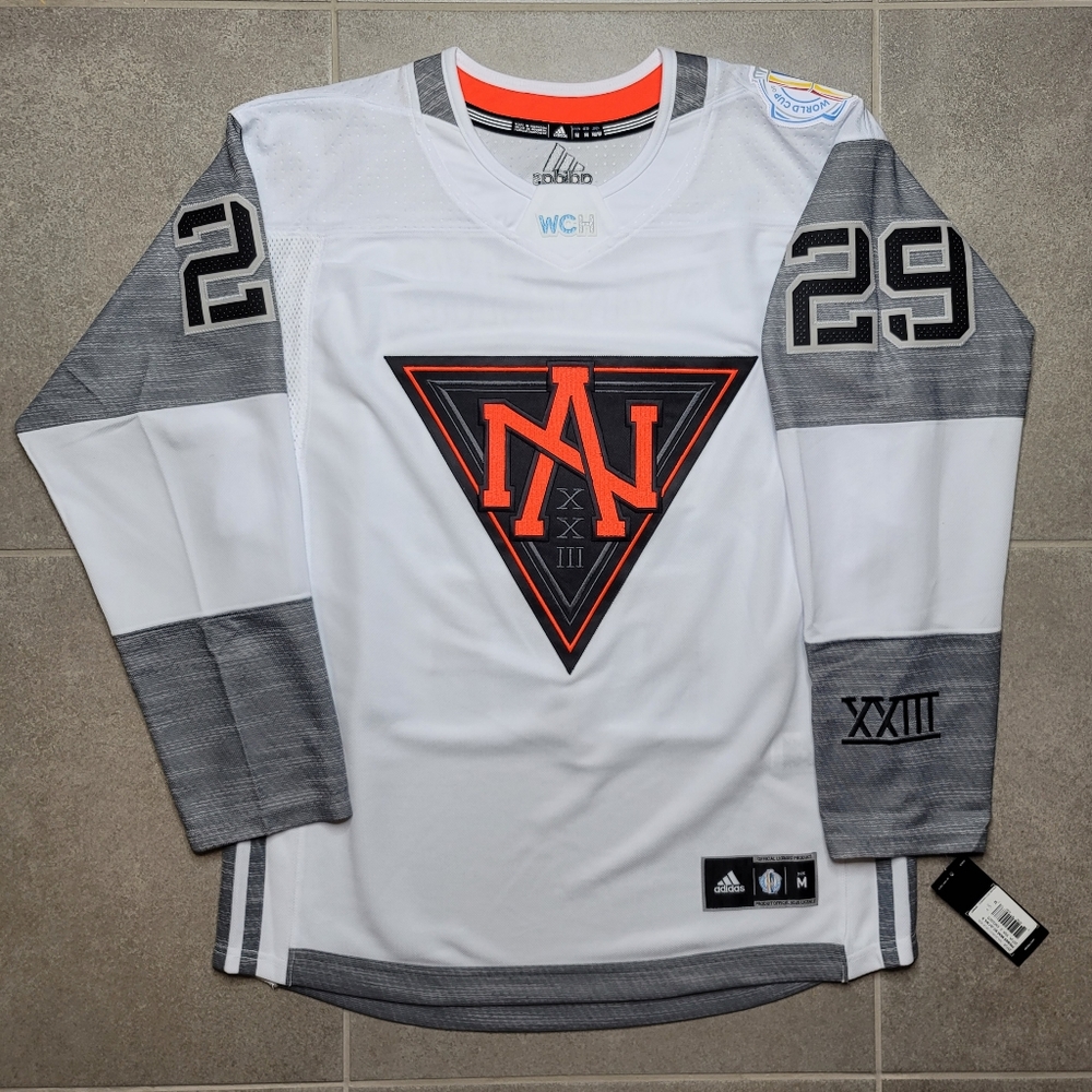 Team North America Nathan MacKinnon Hockey Jersey - Picture 2 of 10